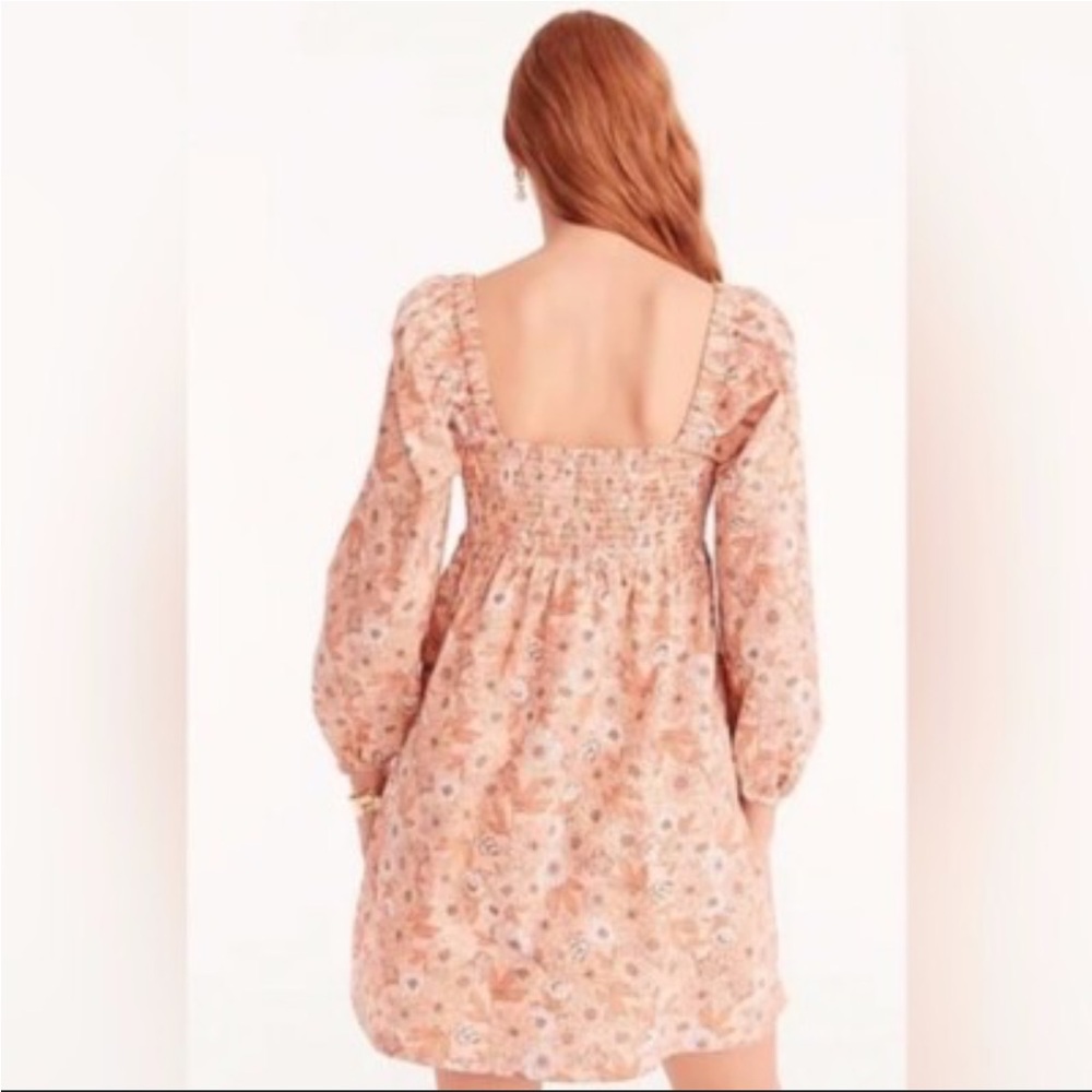 J. Crew dress - square neck cotton poplin in print “zinnia floral” - Picture 3 of 12